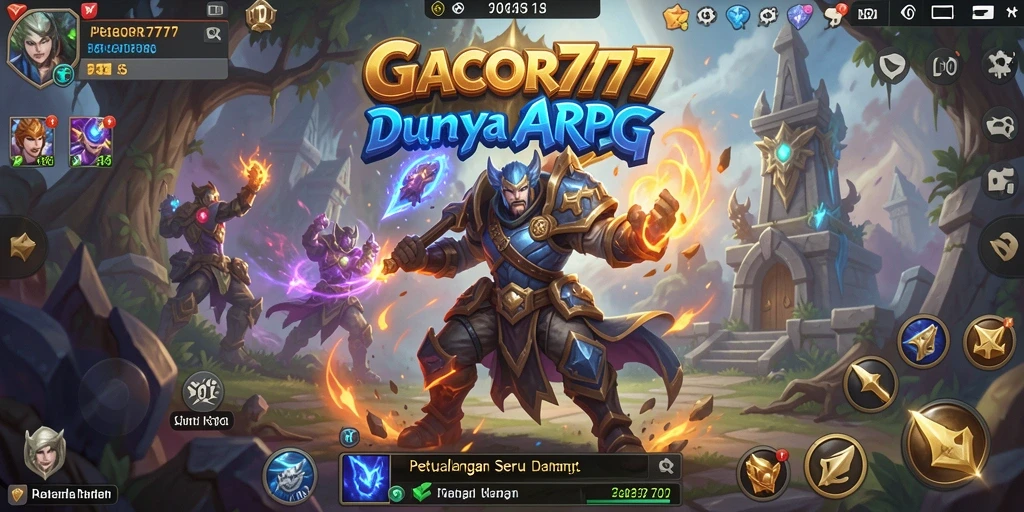 Tampilan gameplay GACOR777 menampilkan aksi seru dalam dunia ARPG.