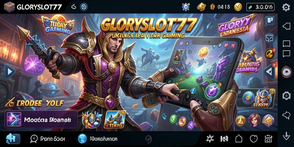 Tampilan antarmuka GLORYSLOT777 yang intuitif dan ramah pengguna.