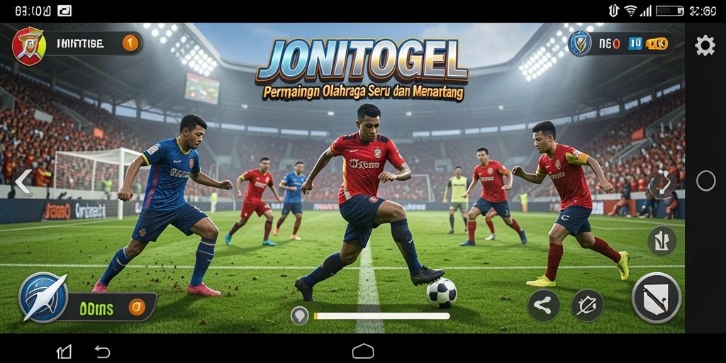 Tampilan gameplay menarik dari JONITOGEL yang menyajikan berbagai olahraga.
