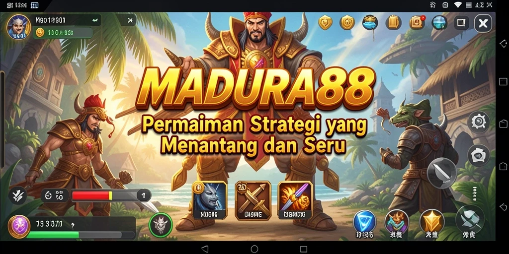 Gameplay seru dan menantang dalam MADURA88.