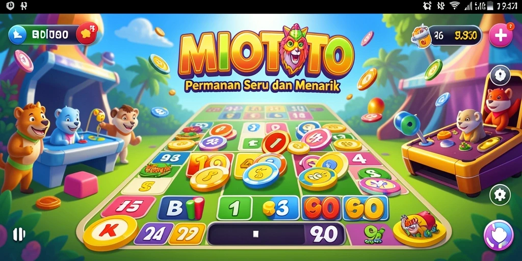 Gameplay menarik dari MIOTOTO menampilkan keseruan bermain Bingo.