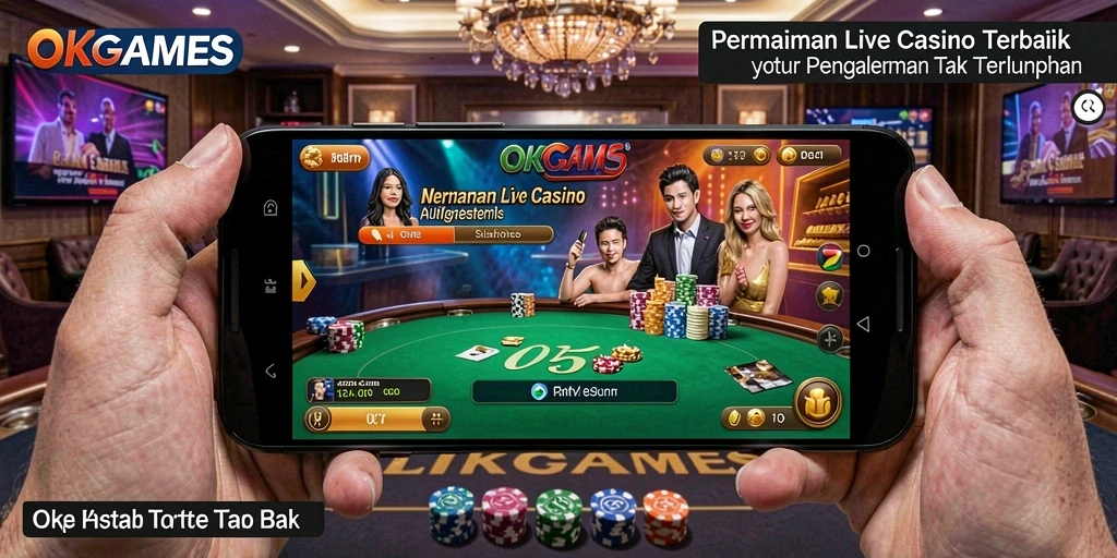 Tampilan gameplay OKGAMES yang menarik dan menyenangkan.