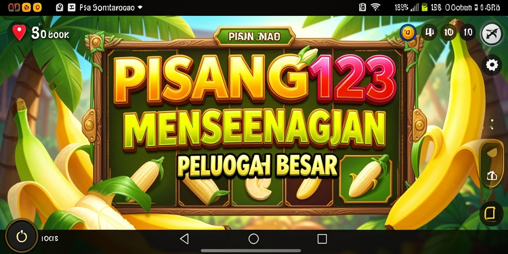 Tampilan gameplay PISANG123 yang seru dan mendebarkan.