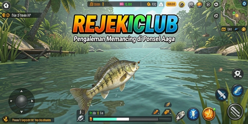 Tangkapan ikan yang menakjubkan dalam gameplay REJEKICLUB.