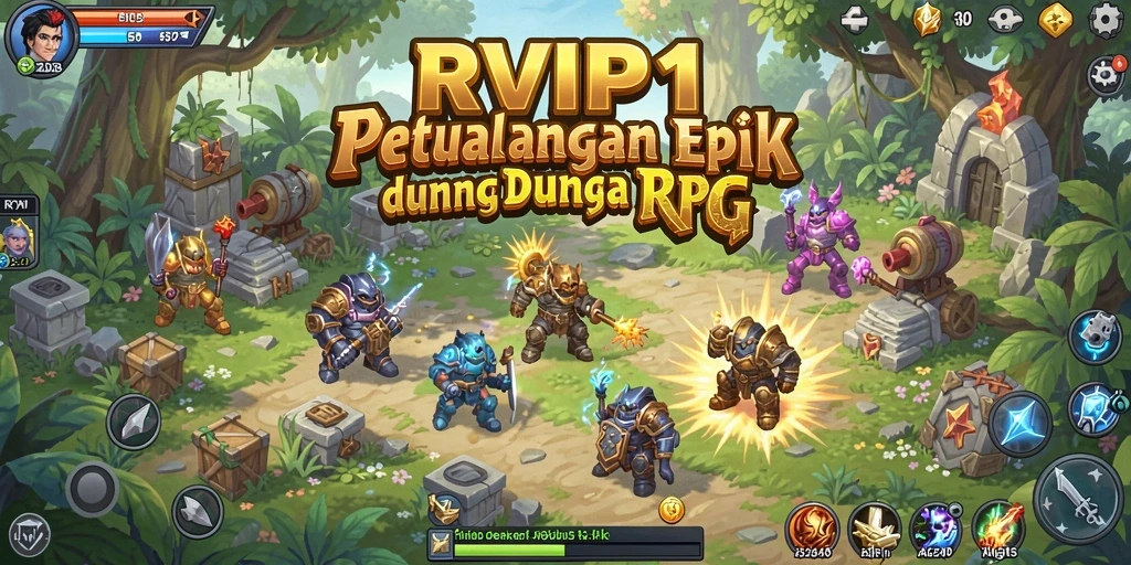 Tampilan gameplay RVIP1 yang memikat dengan karakter dan lingkungan yang detail.