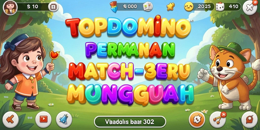 Gambar menunjukkan gameplay seru dan menarik dari TOPDOMINO.