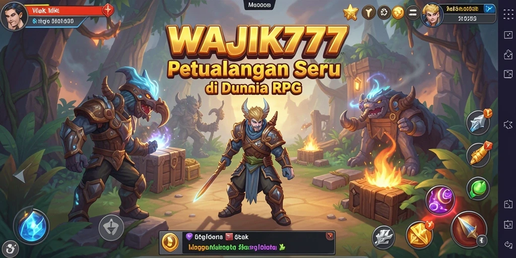 Tampilan gameplay dinamis dari WAJIK777 yang memukau.
